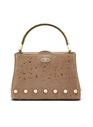 Pioggia Shoulder Bag Chocolate Brown 