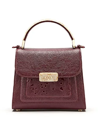 Ember Shoulder Bag Burgandy 