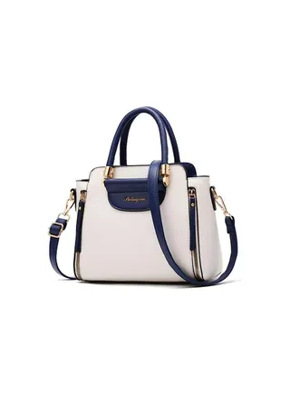 Women’s Leather Purse | Classy Leather Tote Handbag | Top Handle Satchel | Daily Office Shoulder Bag | High Capacity | Multiple Pockets | Appealing Colors | Laptop Briefcase for Ladies 