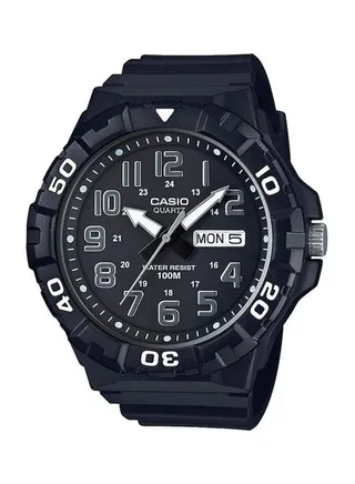 Boys' Youth Water Resistant Analog Watch MRW-210H-1AVDF - 55 mm - Black 
