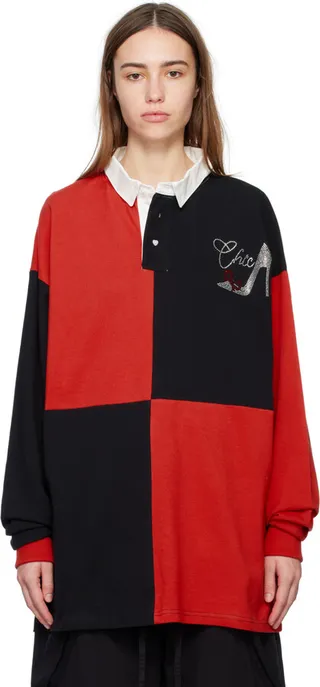 Abra Red & Black Lord Polo