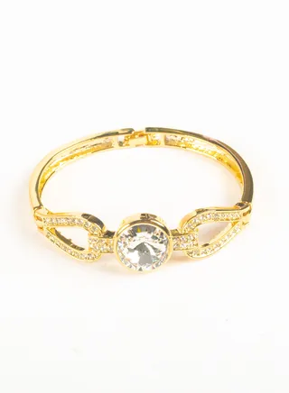 Zirconic Platinum Golden Bracelet 