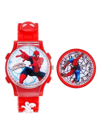 Spiderman Flip Luminous Watch 