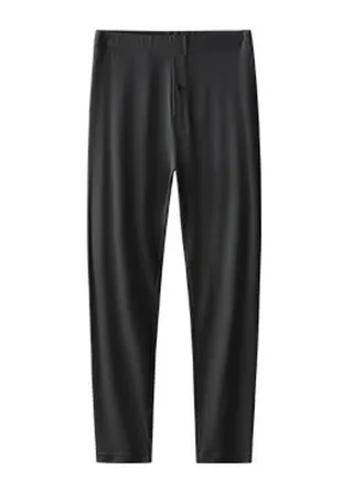 Men's Solid Color Tights Leggings Underwear Thermal Pants Long Johns Bottoms  Wintergear Modal Warm Base Layer Bottoms Black 