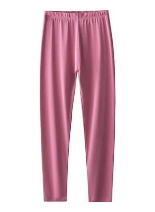 Women's Thin Tights Leggings Underwear Thermal Pants Long Johns Bottoms Wintergear Warm Base Layer Bottoms Plum Purple 