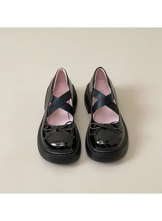 New Ladies Fashion Small Leather Shoes 