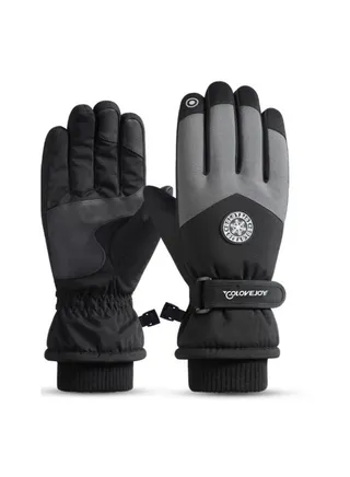 Women's Outdoor Plush Warm And Cold Proof Gloves In Winter 