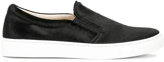 Round-Toe Slip-On Sneakers