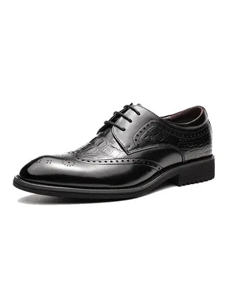 Versatile Retro Casual Leather Shoes 