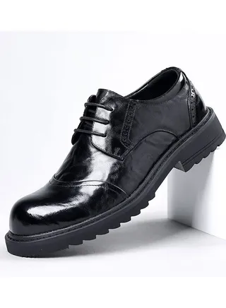 New Men's Business Leather Shoes 