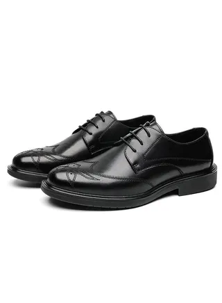 Versatile Retro Casual Leather Shoes 