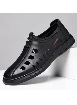 New Men's Business Leather Shoes 