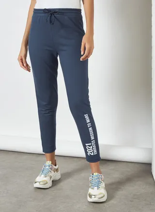 Mission Mars Cropped Pants Blue 