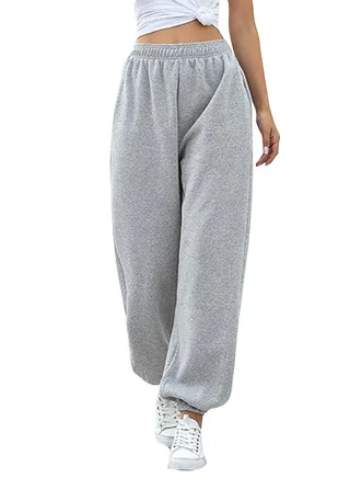 Melange Loose Sweatpant Grey 