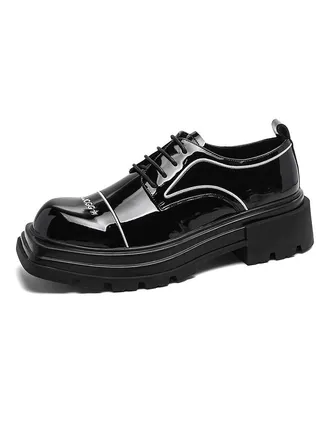 Versatile Retro Casual Leather Shoes 