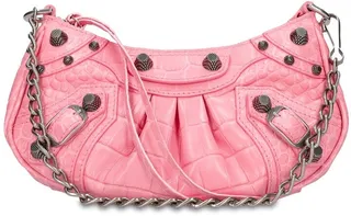 Le Cagole mini embossed leather purse