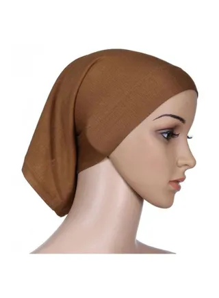 Inner Tube Hijab Brown 