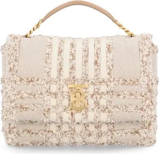 Burberry Small Lola Checkered-Detail Shoulder Bag