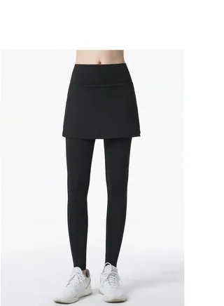 Yoga Fake two-piece sweatpants Black 