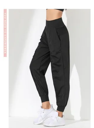 Casual Sports Fitness Running Trousers Black 