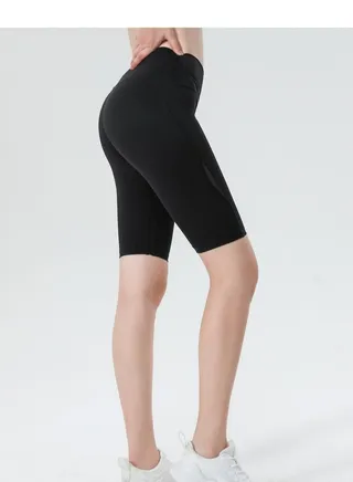 Solid Stretch Yoga Pants Black 