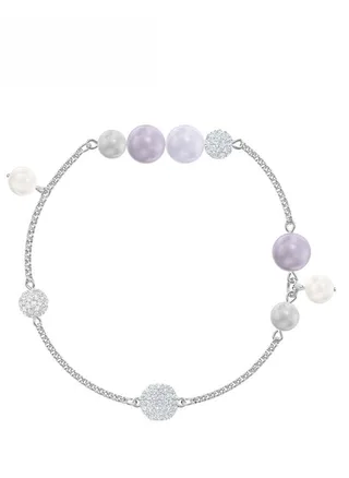 Pearl And Stone Studded Linked Circle Bracelet 