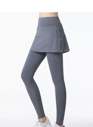 Yoga Fake two-piece sweatpants Grey 