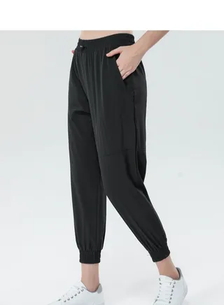 Casual Sports Fitness Running Trousers Black 