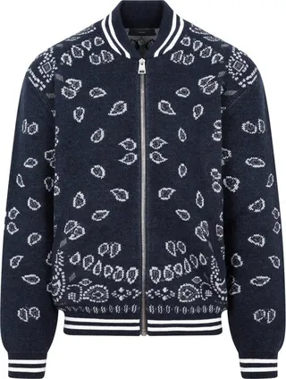 Alanui Knitted Zipped Bomber Jacket