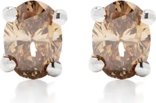 18kt White Gold Diamond Stud Earrings
