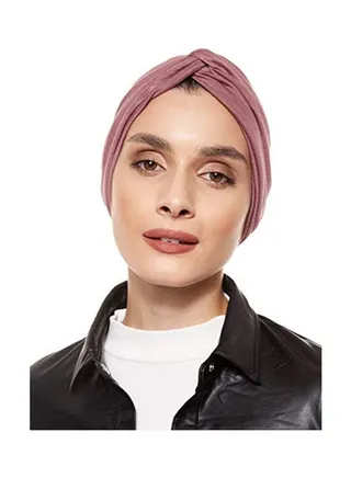 Stretchable Turban Light Purple 