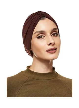 Stretchable Turban Coffee Brown 