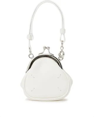 Faux-Leather Clutch Bag