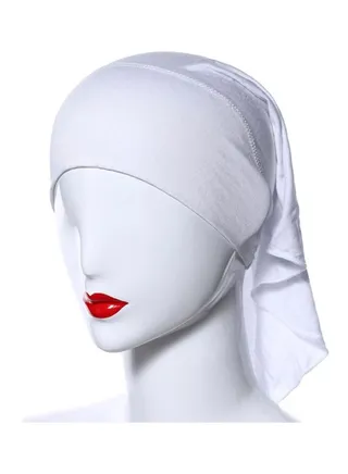 Inner Tube Hijab White 