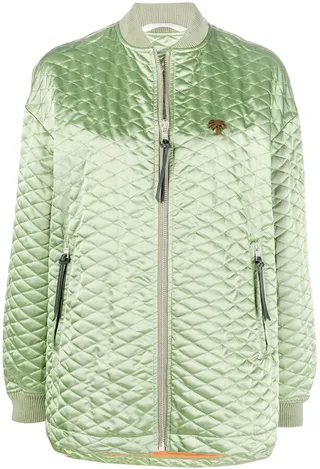 Quilted Bomber Jacket
