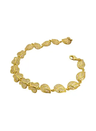 Pure 925 Sterling Silver Top Fashion Bracelet 