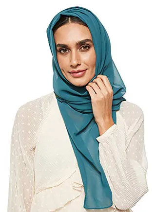 Super Soft Chiffon Hijab Light Seagreen 