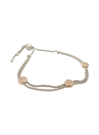 Pure 925 Sterling Silver Trendy Design Bracelet 