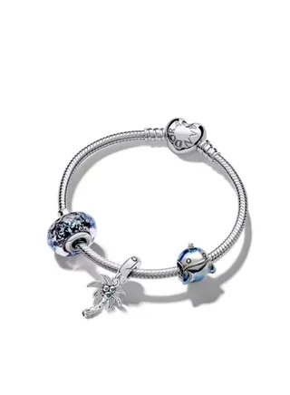 Pandora dark blue silver sea bracelet 