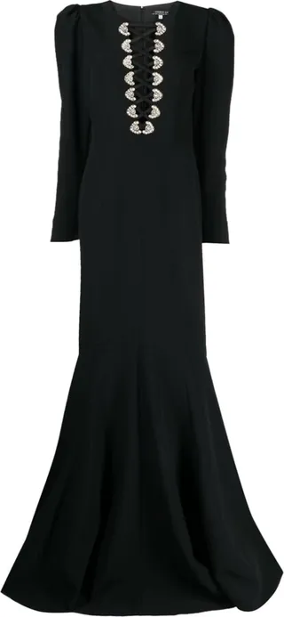 Lace-Up Dress