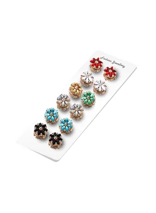 12Pcs Hijab Pins Magnetic Hijab Pin Multi-Use Rhinestone Scarf Brooch 