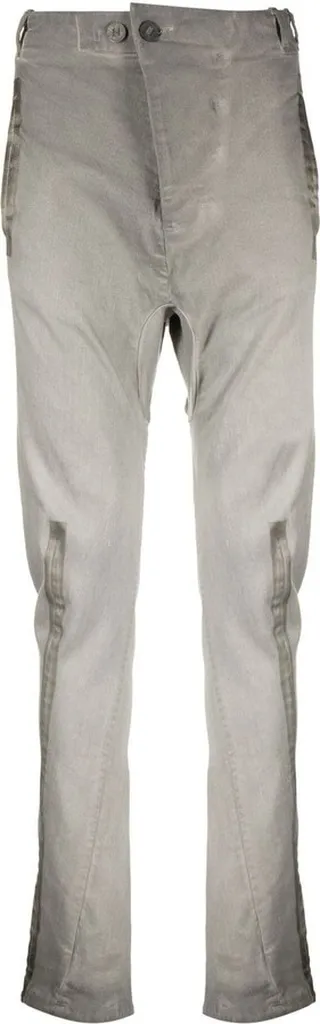 High-Waist Tapered Trousers