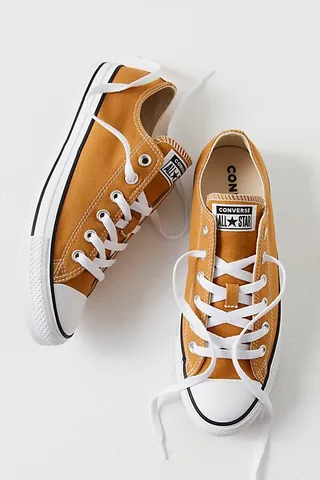 Chuck Taylor All Star Low-Top Converse Sneakers by Converse at Free People