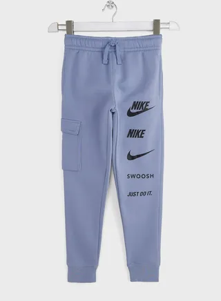 Kids Fleece Cargo Pants 