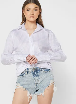 Striped Oversized Shirt