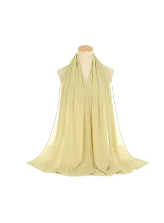 Modest and Versatile Chiffon Hijab Cream 