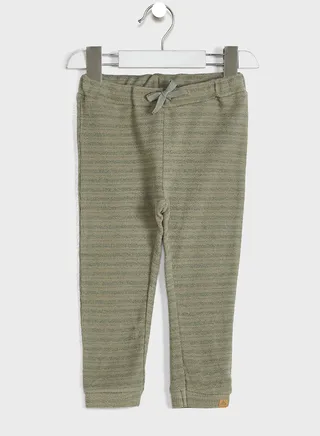 Infant Striped Drawstring Sweatpants 