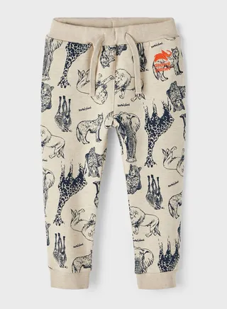 Kids Animals Print Sweatpants 