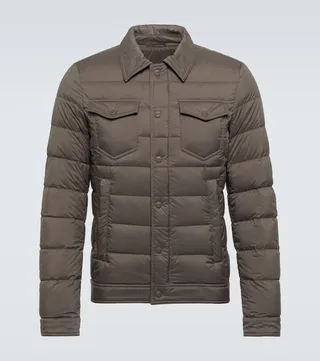 La Denim down jacket