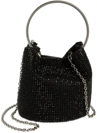 Mesh Bracelet Bucket Bag